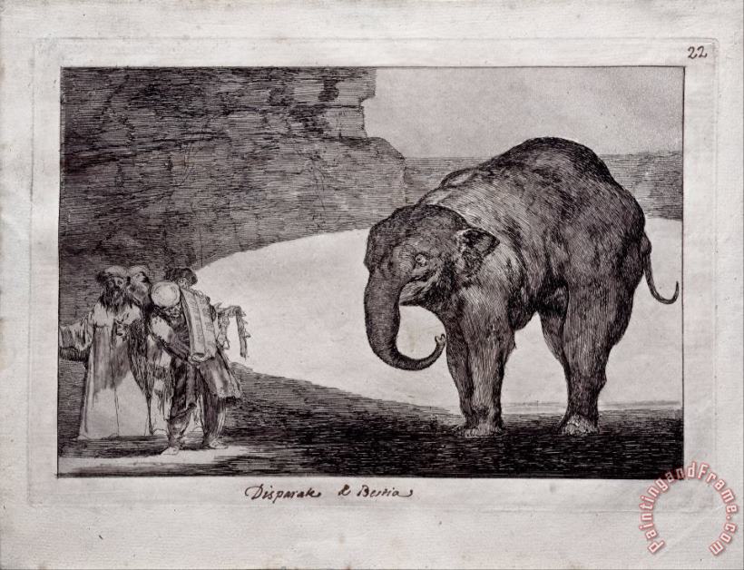 Animal Folly painting - Francisco De Goya Animal Folly Art Print