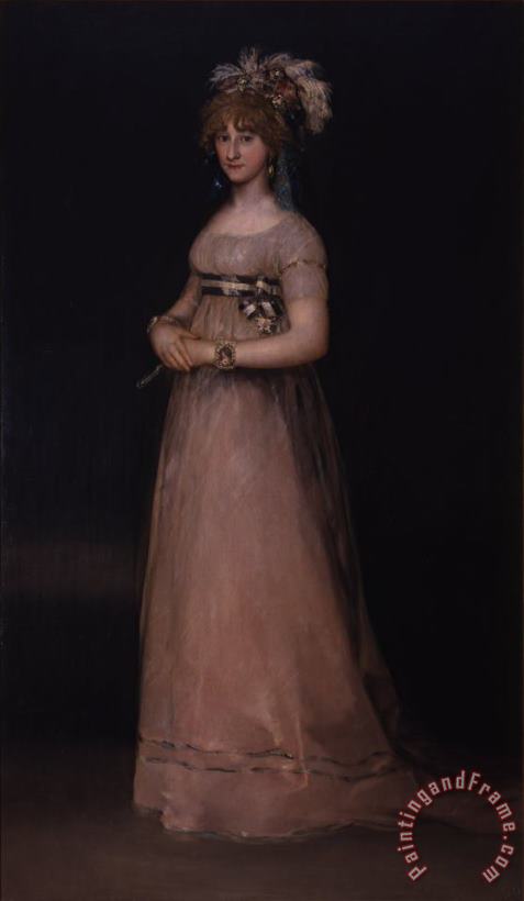 Ritratto Della Contessa Di Chincon painting - Francisco De Goya Ritratto Della Contessa Di Chincon Art Print