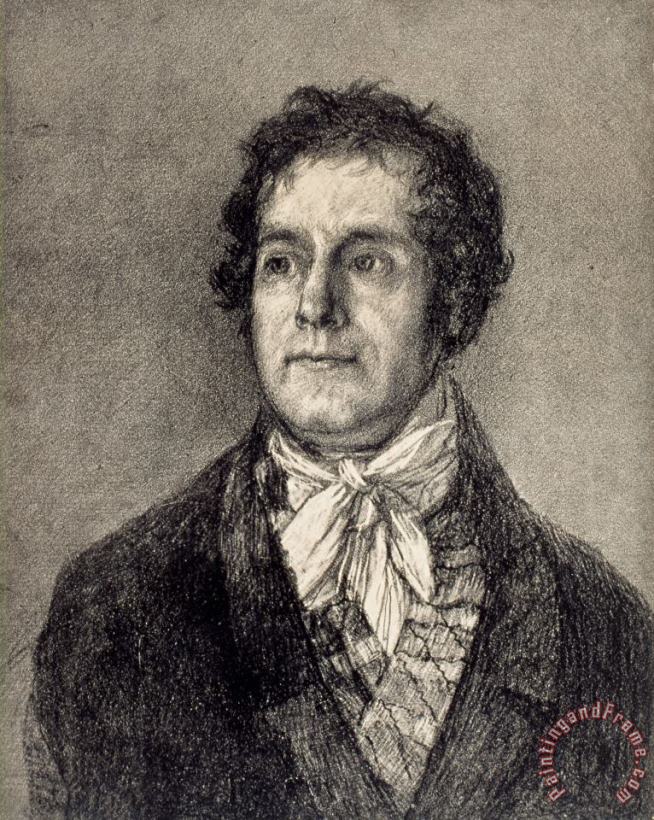Francisco De Goya The Printer Gaulon Art Print
