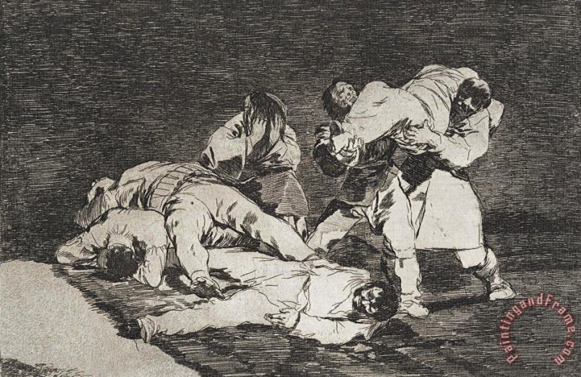Francisco De Goya The Same (sera Lo Mismo) From The Series Disasters of War (desastres De La Guerra) Art Painting