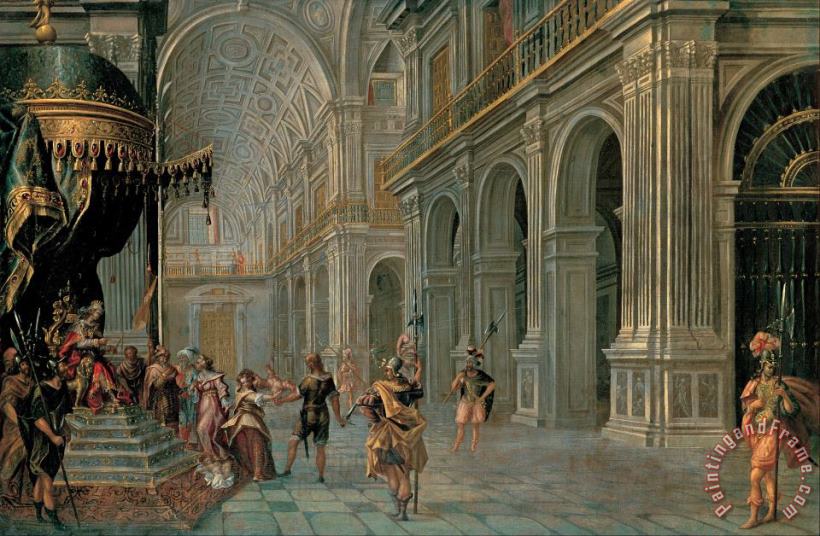 Francisco Gutierrez Cabello The Judgment of Solomon Art Painting