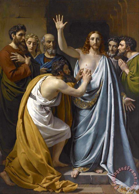 Francois-joseph Navez The Incredulity of Saint Thomas Art Painting