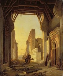 Francois Antoine Bossuet The Gates of El Geber in Morocco