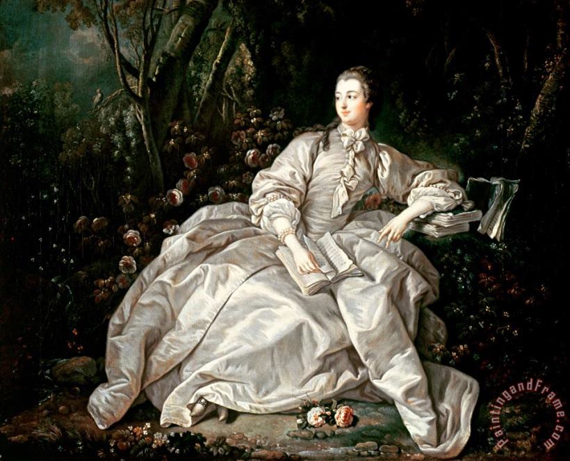Francois Boucher Madame de Pompadour Art Painting