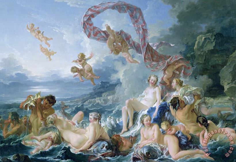 The Triumph Of Venus painting - Francois Boucher The Triumph Of Venus Art Print