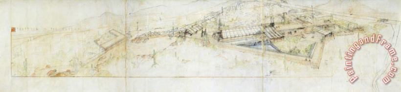 Frank Lloyd Wright Studio, Taliesin West, Scottsdale, Az Art Print
