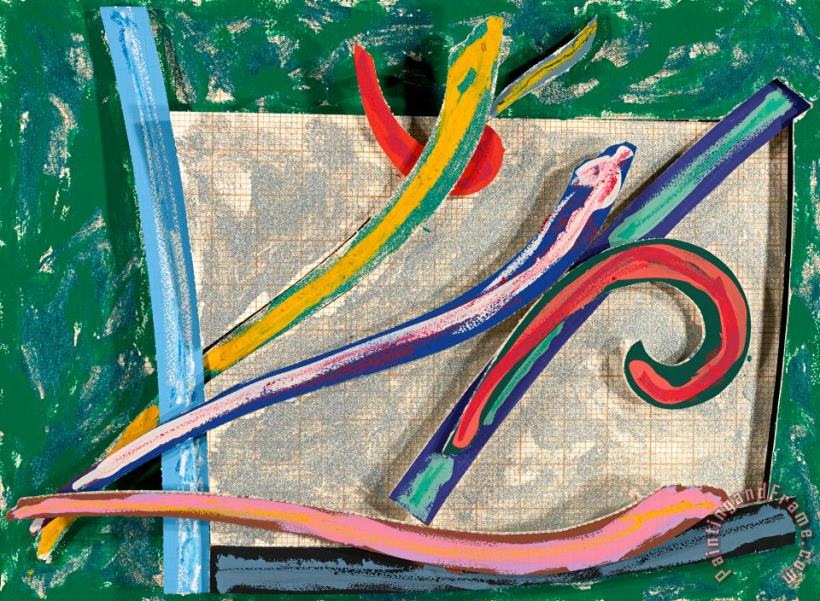 Frank Stella Bermuda Petrel Art Painting