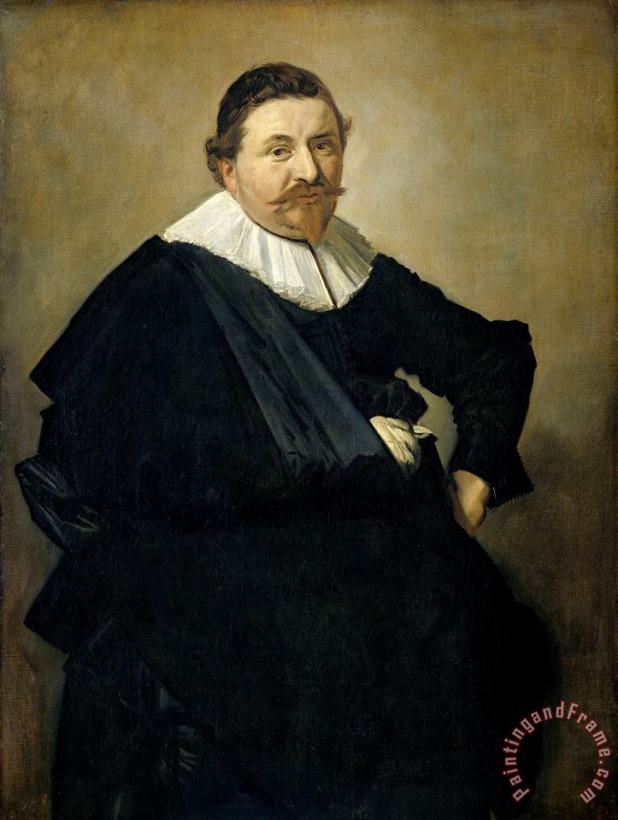 Frans Hals Portrait of Lucas De Clercq Art Painting