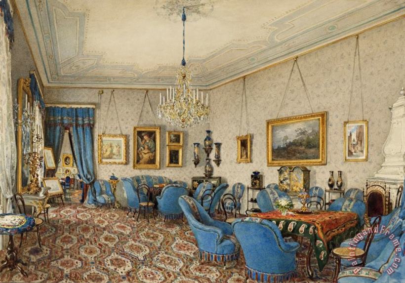 Franz Alt A Salon in Vienna Art Painting