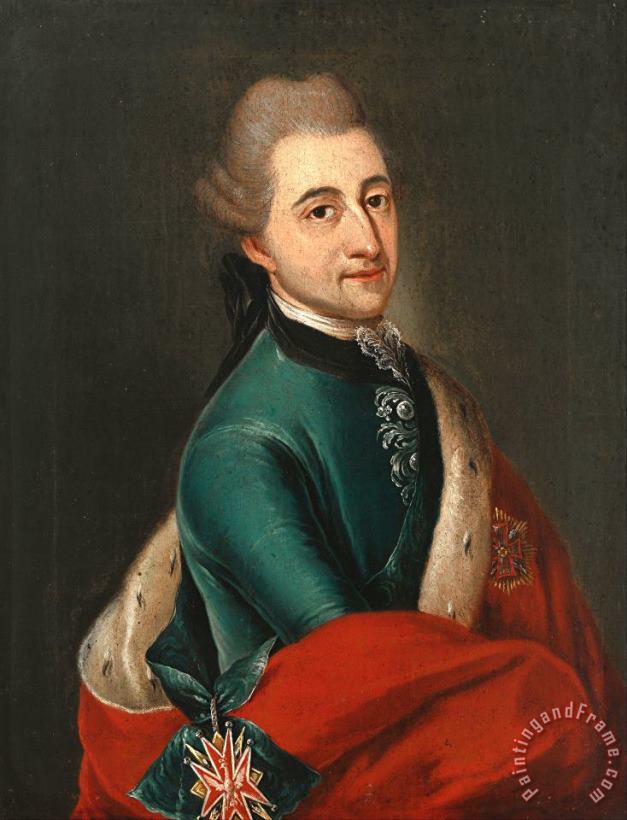 Franz Ignaz Molitor Portrait of King Stanislas Augustus Art Print