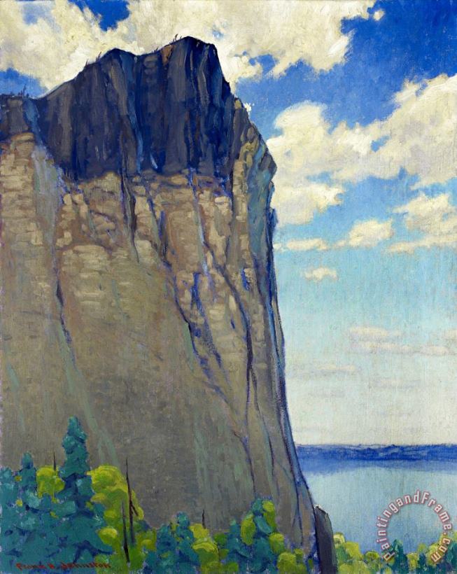 Franz Johnston Where The Eagles Soar Art Painting