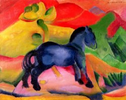 Franz Marc Little Blue Horse