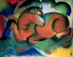 Franz Marc The Red Bull