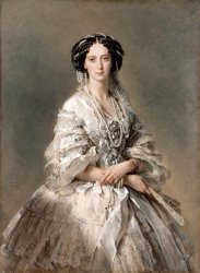 Empress Eugénie de Montijo Franz Xaver Winterhalter Art Print for