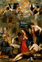 Fray Juan Batista Maino or Mayno The Adoration of the Shepherds