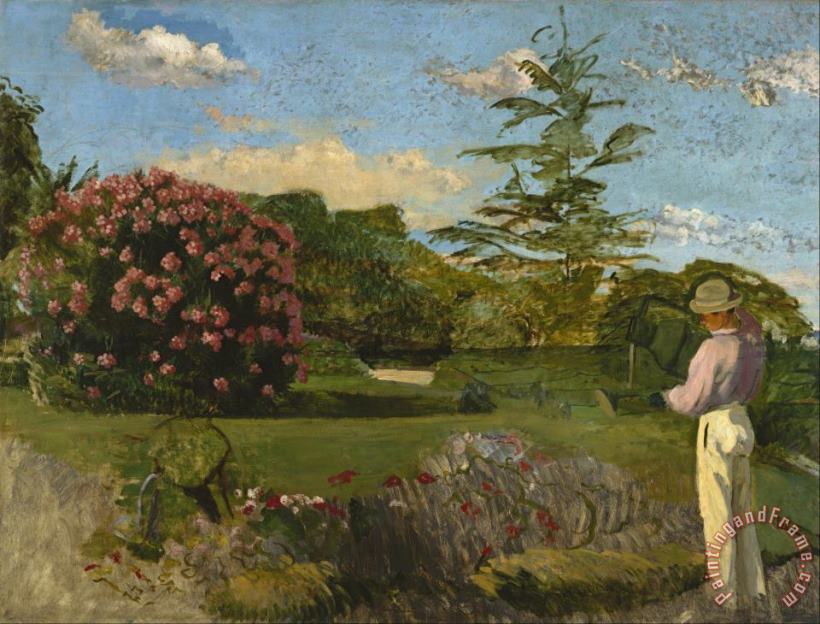 Frederic Bazille The Little Gardener Art Painting