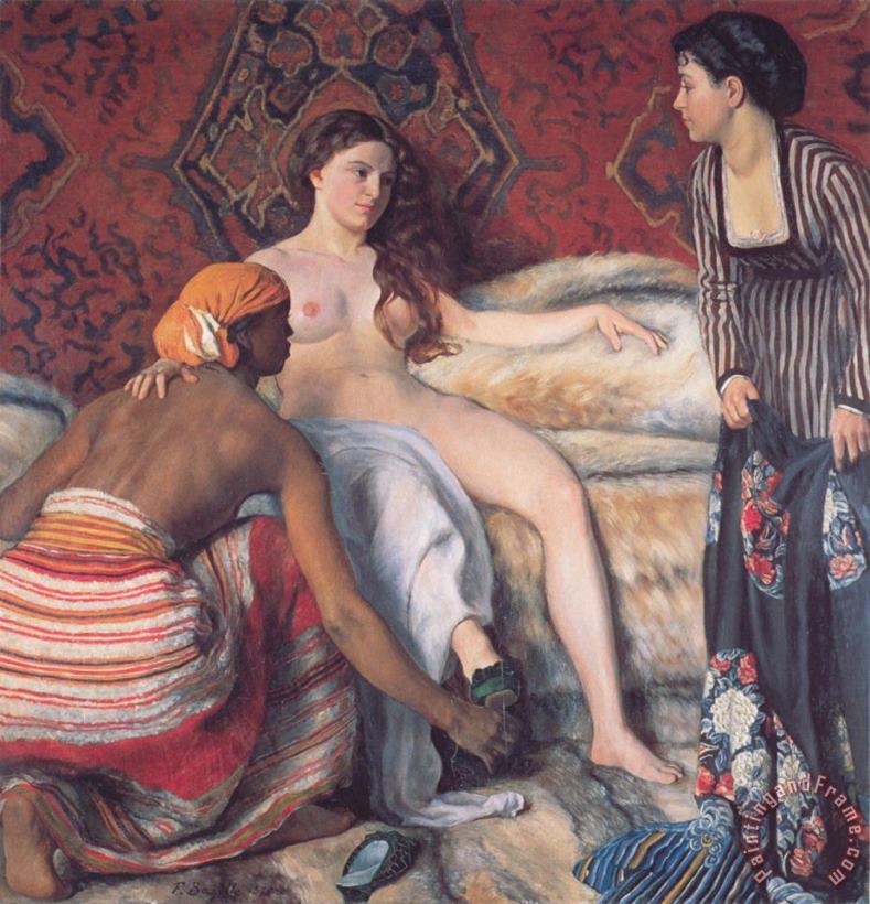 The Toilette painting - Frederic Bazille The Toilette Art Print