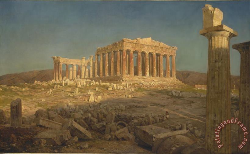 The Parthenon painting - Frederic Edwin Church The Parthenon Art Print