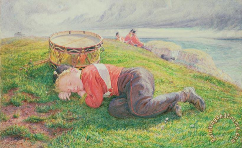 Frederic James Shields The Drummer Boy's Dream Art Print