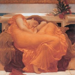 Frederic Leighton - Flaming June - 1895 painting