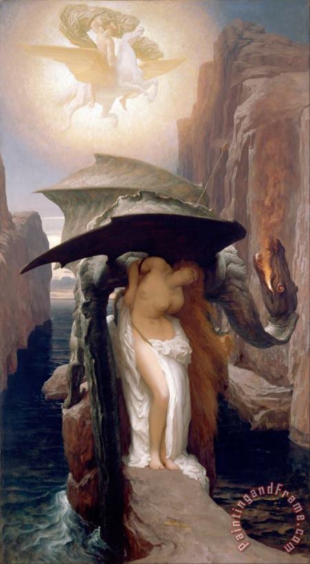 Perseus And Andromeda 2 painting - Frederic Leighton Perseus And Andromeda 2 Art Print