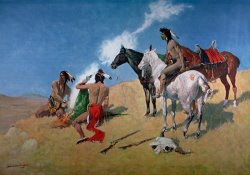 Frederic Remington Smoke Signals