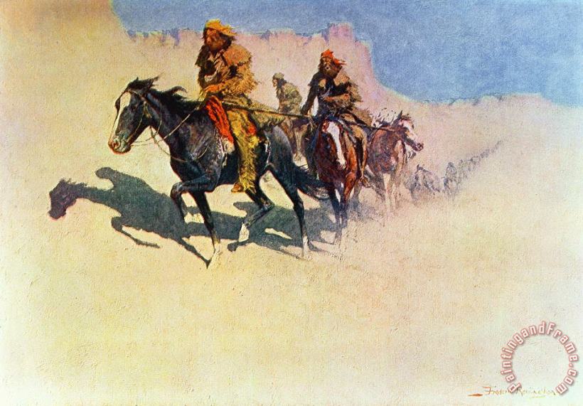 The Great Explorers painting - Frederic Remington The Great Explorers Art Print