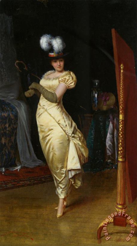 Frederic Soulacroix Preparing for The Ball Art Painting