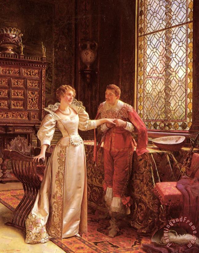 Frederic Soulacroix The Marriage Proposal Art Print