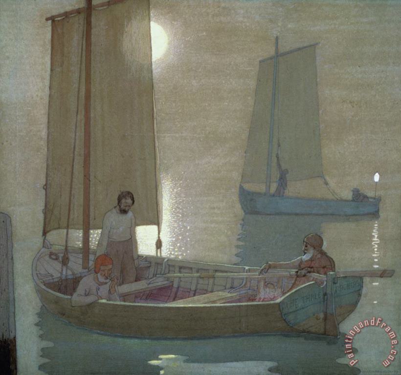 Frederick Cayley Robinson The Three Brothers Art Painting