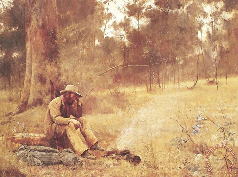 Down on His Luck painting - Frederick Mccubbin Down on His Luck Art Print