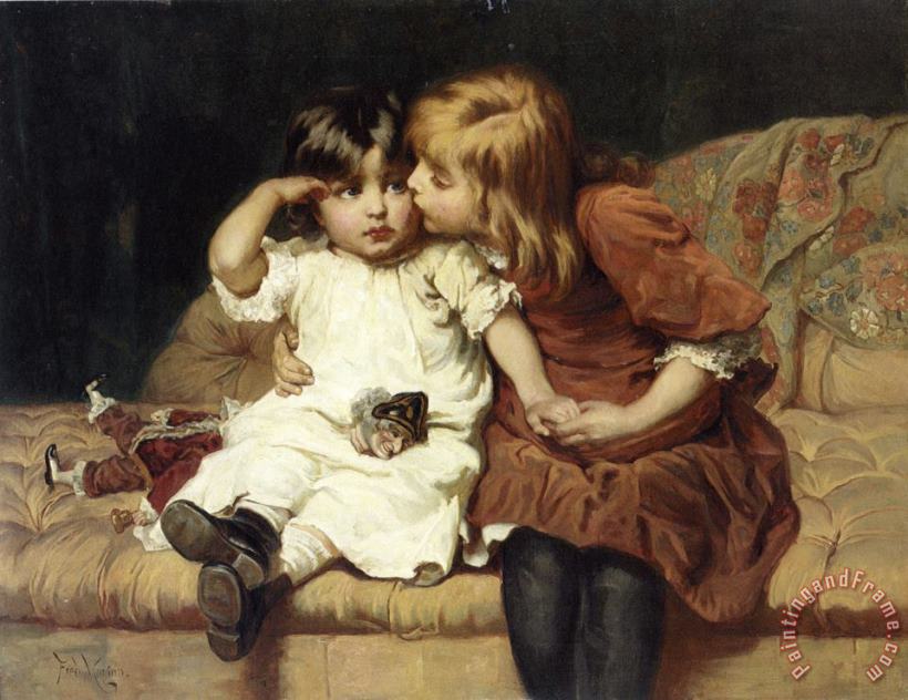 The Consolation painting - Frederick Morgan The Consolation Art Print