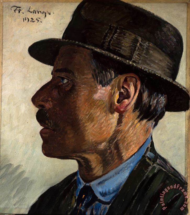 Frederik Lange Self Portrait Art Print