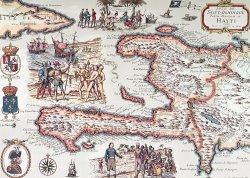 French School Map of the Island of Haiti