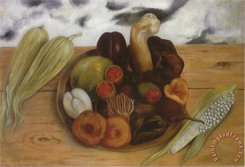 Fruits of The Earth 1938 painting - Frida Kahlo Fruits of The Earth 1938 Art Print