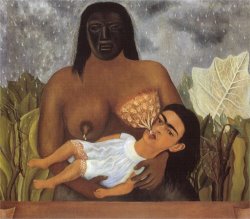 Frida Kahlo My Nurse And I 1937