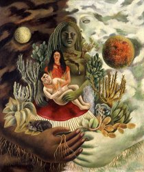 Frida Kahlo The Love Embrace of The Universe The Earth Mexico Myself Diego And senor Xolotl 1949