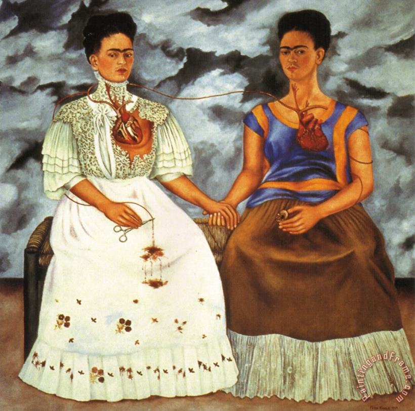 Frida Kahlo The Two Fridas 1939 Art Print