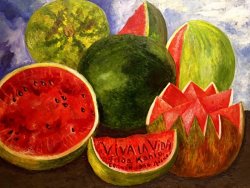Frida Kahlo Viva La Vida Watermelons