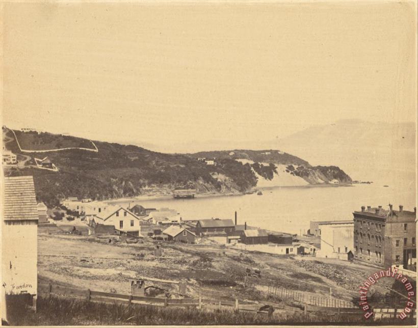 View of North Beach, From Telegraph Hill painting - G. R. Fardon View of North Beach, From Telegraph Hill Art Print