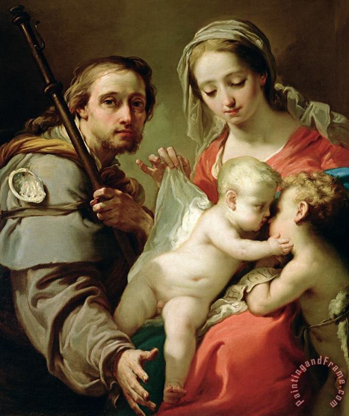 Gaetano Gandolfi Madonna and Child Art Painting