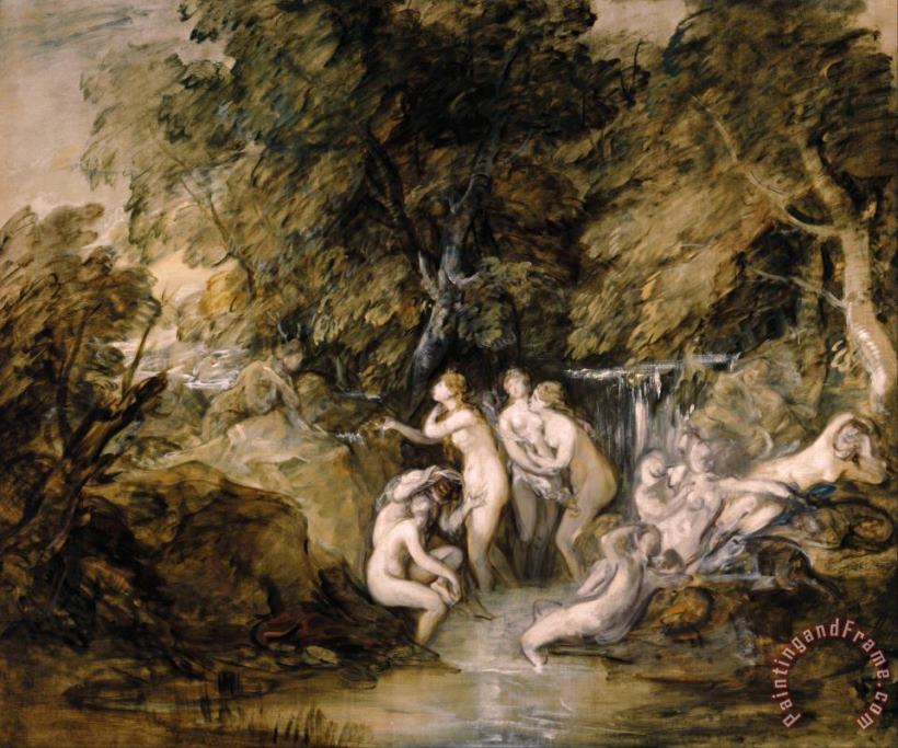 Gainsborough, Thomas Diana And Actaeon Art Painting