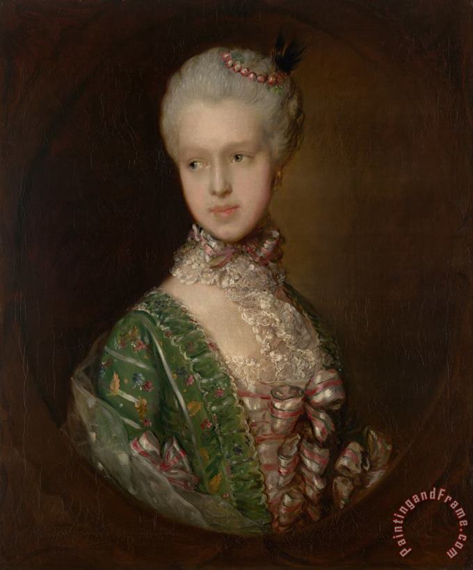Gainsborough, Thomas Elizabeth Wrottesley, Later Duchess of Grafton Art Painting