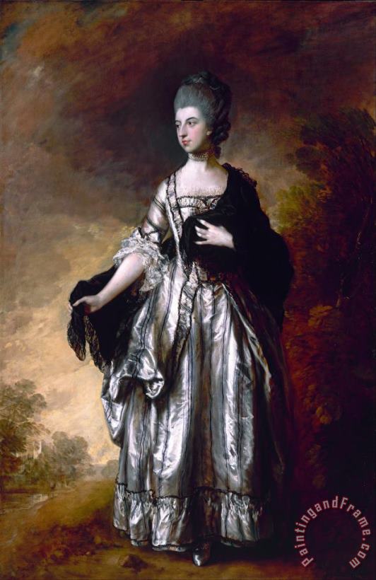 Isabella,viscountess Molyneux, Later Countess of Sefton painting - Gainsborough, Thomas Isabella,viscountess Molyneux, Later Countess of Sefton Art Print