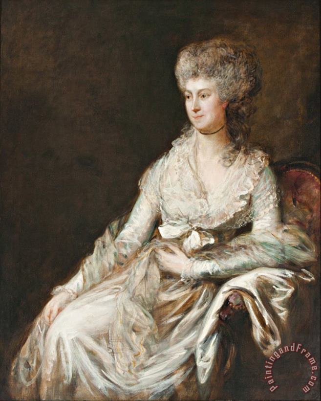 Madame Lebrun painting - Gainsborough, Thomas Madame Lebrun Art Print