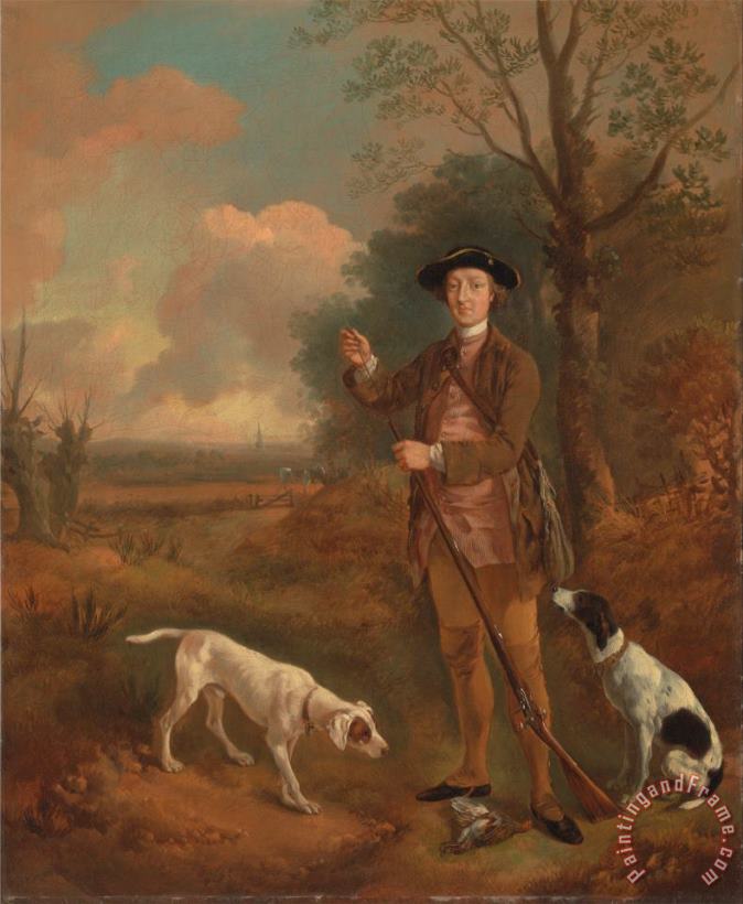 Major John Dade, of Tannington, Suffolk painting - Gainsborough, Thomas Major John Dade, of Tannington, Suffolk Art Print