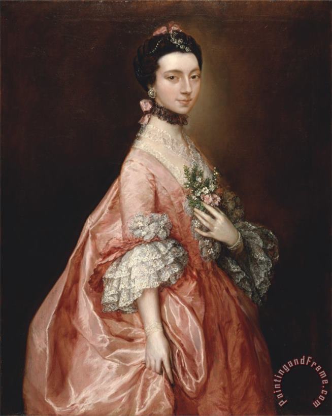 Gainsborough, Thomas Mary Little, Later Lady Carr Art Painting