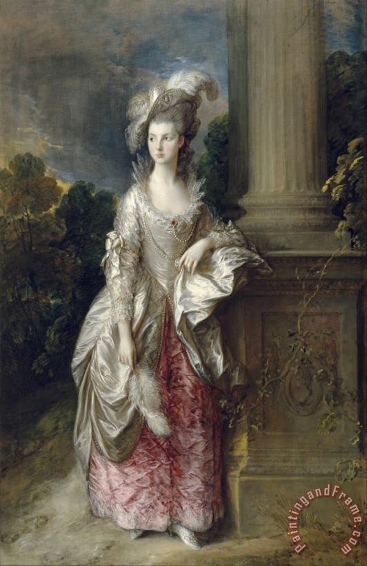 The Honourable Mrs Graham painting - Gainsborough, Thomas The Honourable Mrs Graham Art Print