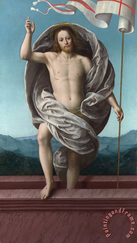 Gaudenzio Ferrari Christ Rising From The Tomb Art Painting