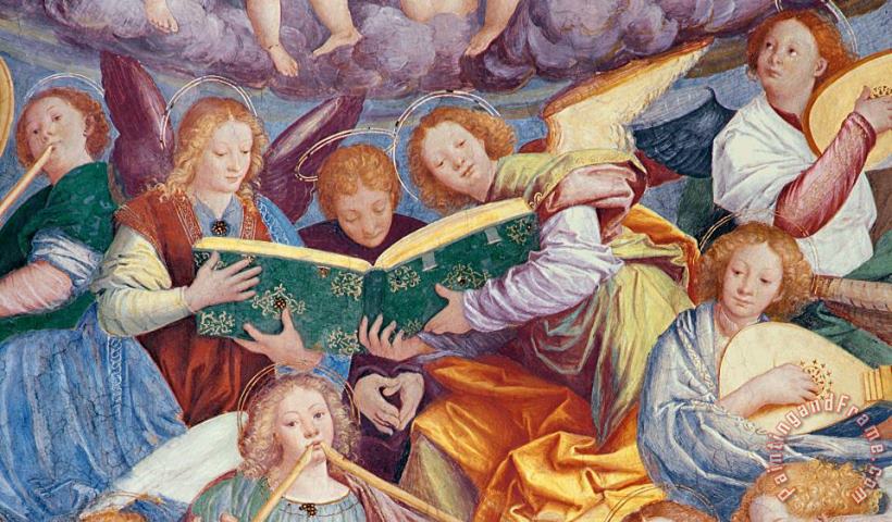 Gaudenzio Ferrari The Concert Of Angels Art Painting